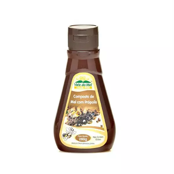 Mel Bisnaga Própolis 280g Vale do Mel Mel Bisnaga Própolis 280g Vale do Mel