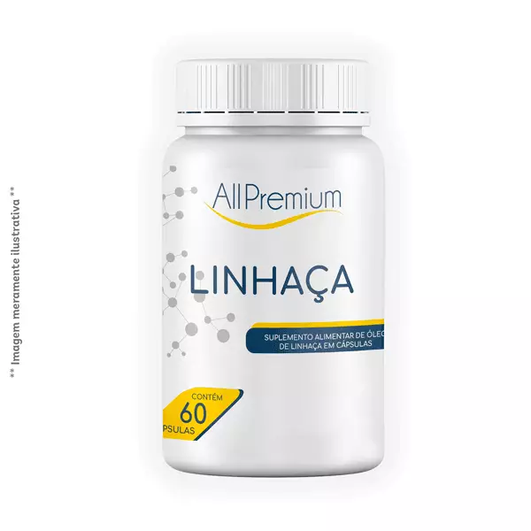Óleo de Linhaça 1000mg AllPremium 60 cápsulas Óleo de Linhaça 1000mg AllPremium 60 cápsulas