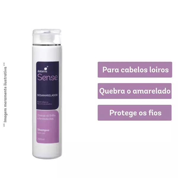 Shampoo Desamarelador 290ml - Sense