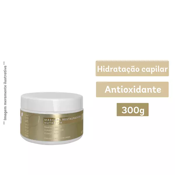 Máscara Restauradora Nutritiva 300g - Biosense