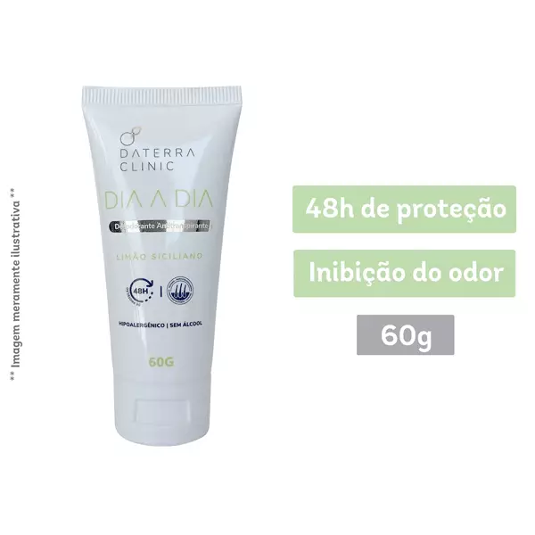 Desodorante Antitranspirante Limão Siciliano 60g - Clinic Desodorante Antitranspirante Limão Siciliano 60g - Clinic