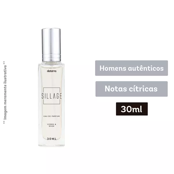 Eau De Parfum Cedro & Musk 30ml - Masculino - Sillage Eau De Parfum Cedro & Musk 30ml - Masculino - Sillage