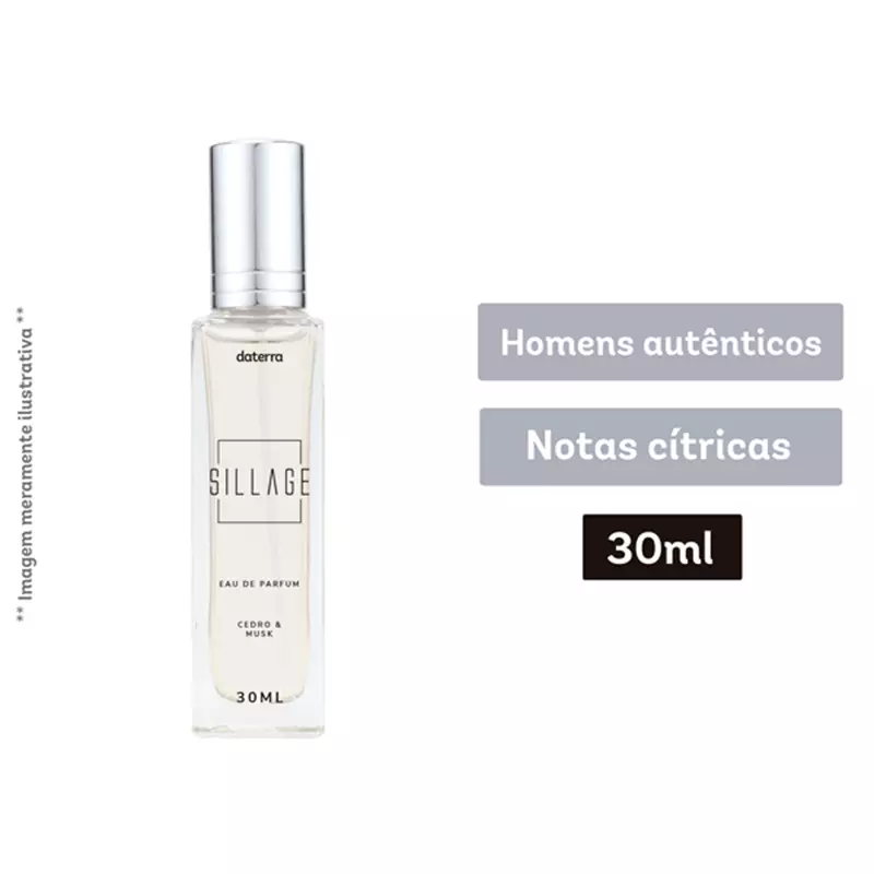 Eau De Parfum Cedro & Musk 30ml - Masculino - Sillage
