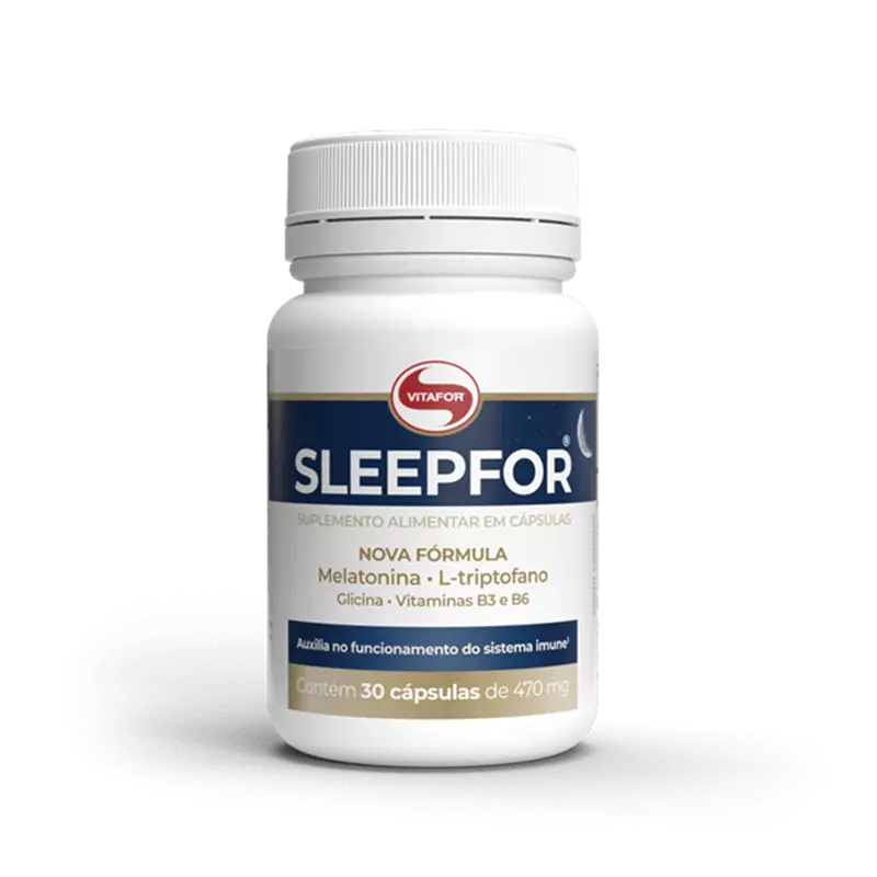 Sleepfor com Melatonina 470mg 30 cápsulas - Vitafor