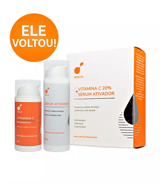Kit Vitamina C 20% + Sérum Ativador  Kit Vitamina C 20% + Sérum Ativador