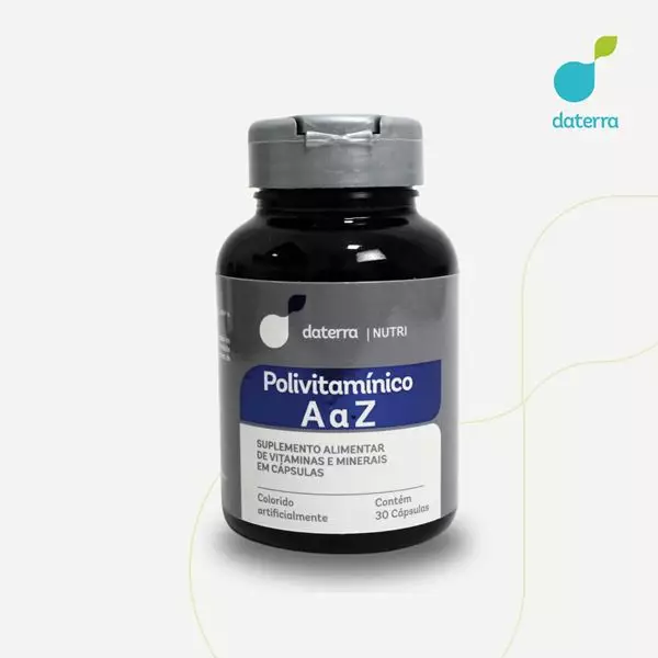 Polivitamínico de A a Z 30 Cápsulas - Daterra Nutri  Polivitamínico de A a Z 30 Cápsulas - Daterra Nutri