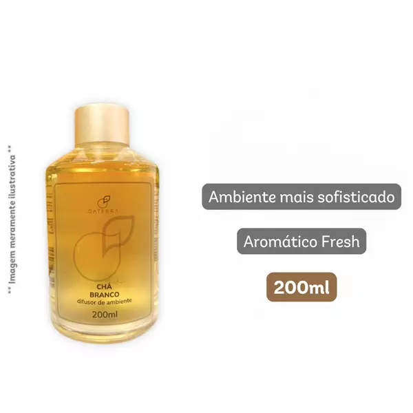 Aromatizador difusor de ambiente Chá Branco 200ml  Aromatizador difusor de ambiente Chá Branco 200ml
