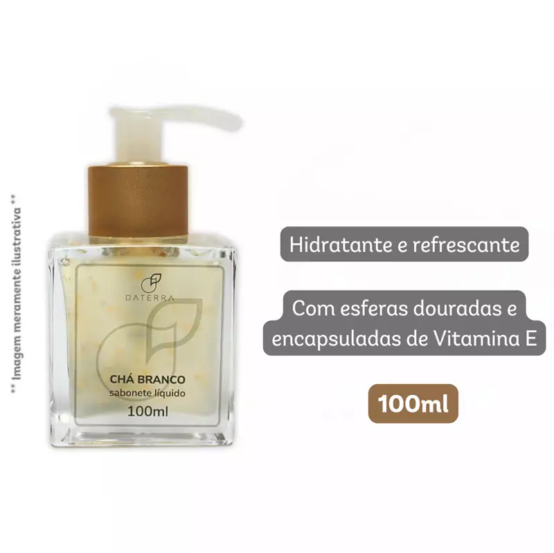 Sabonete líquido Chá Branco 100ml 