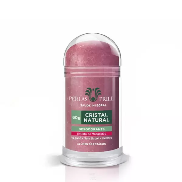 Desodorante Cristal Natural Extrato Mangostão 60g