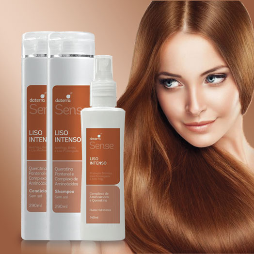 Liso intenso - shampoo e condicionador que alisa